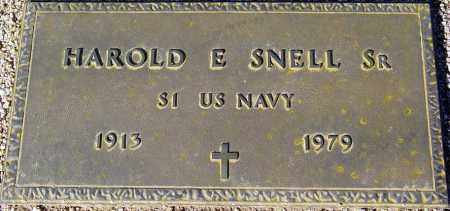 SNELL, HAROLD E, SR - Maricopa County, Arizona | HAROLD E, SR SNELL - Arizona Gravestone Photos