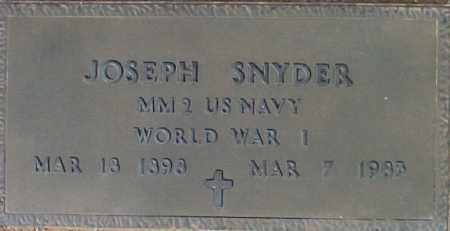 SNYDER, JOSEPH - Maricopa County, Arizona | JOSEPH SNYDER - Arizona Gravestone Photos