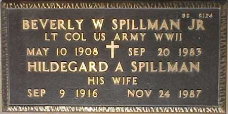 SPILLMAN, HILDEGARD A. - Maricopa County, Arizona | HILDEGARD A. SPILLMAN - Arizona Gravestone Photos