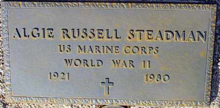 STEADMAN, ALGIE RUSSELL - Maricopa County, Arizona | ALGIE RUSSELL STEADMAN - Arizona Gravestone Photos