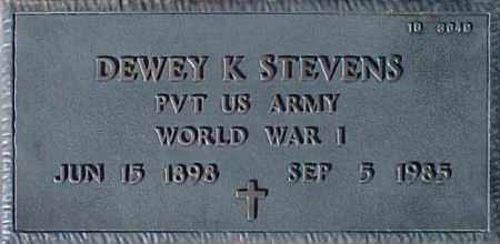 STEVENS, DEWEY K. - Maricopa County, Arizona | DEWEY K. STEVENS - Arizona Gravestone Photos