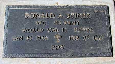 STINER, DONALD A. - Maricopa County, Arizona | DONALD A. STINER - Arizona Gravestone Photos