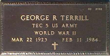 TERRILL, GEORGE R. - Maricopa County, Arizona | GEORGE R. TERRILL - Arizona Gravestone Photos