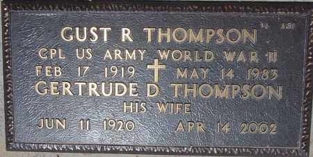 THOMPSON, GERTRUDE D. - Maricopa County, Arizona | GERTRUDE D. THOMPSON - Arizona Gravestone Photos