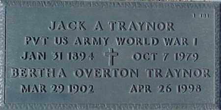 TRAYNOR, JACK A. - Maricopa County, Arizona | JACK A. TRAYNOR - Arizona Gravestone Photos
