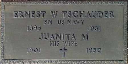 TSCHAUDER, ERNEST W. - Maricopa County, Arizona | ERNEST W. TSCHAUDER - Arizona Gravestone Photos