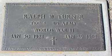 TURNER, RALPH W. - Maricopa County, Arizona | RALPH W. TURNER - Arizona Gravestone Photos