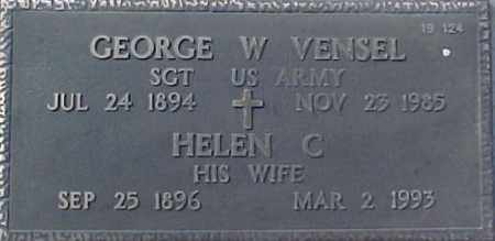 VENSEL, HELEN C. - Maricopa County, Arizona | HELEN C. VENSEL - Arizona Gravestone Photos