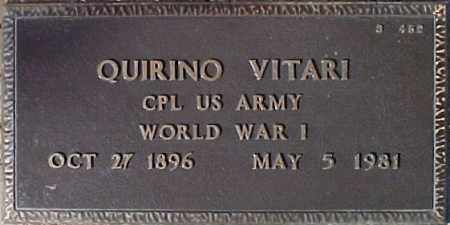 VITARI, QUIRINO - Maricopa County, Arizona | QUIRINO VITARI - Arizona Gravestone Photos