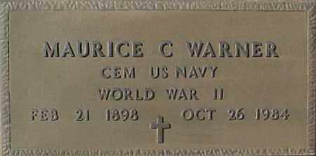 WARNER, MAURICE C - Maricopa County, Arizona | MAURICE C WARNER - Arizona Gravestone Photos
