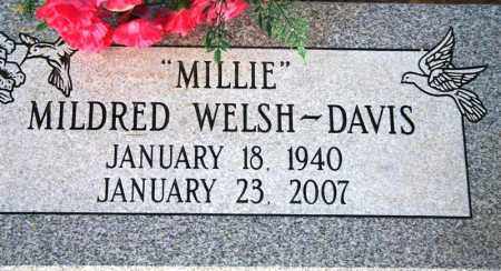 WELCH-DAVIS, MILDRED "MILLIE" - Maricopa County, Arizona | MILDRED "MILLIE" WELCH-DAVIS - Arizona Gravestone Photos
