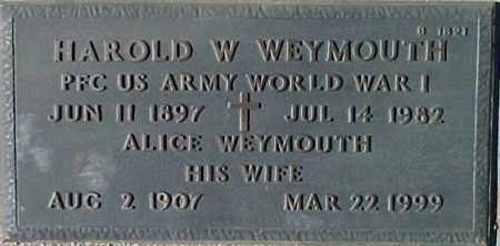 WEYMOUTH, ALICE - Maricopa County, Arizona | ALICE WEYMOUTH - Arizona Gravestone Photos