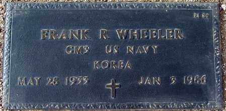 WHEELER, FRANK R. - Maricopa County, Arizona | FRANK R. WHEELER - Arizona Gravestone Photos