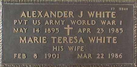 WHITE, ALEXANDER J. - Maricopa County, Arizona | ALEXANDER J. WHITE - Arizona Gravestone Photos