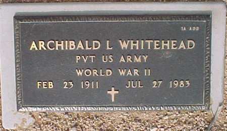 WHITEHEAD, ARCHIBALD L. - Maricopa County, Arizona | ARCHIBALD L. WHITEHEAD - Arizona Gravestone Photos
