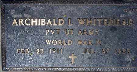 WHITEHEAD, ARCHIBALD L. - Maricopa County, Arizona | ARCHIBALD L. WHITEHEAD - Arizona Gravestone Photos