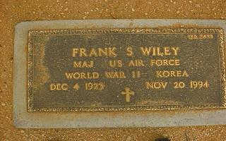 WILEY, FRANK S. - Maricopa County, Arizona | FRANK S. WILEY - Arizona Gravestone Photos