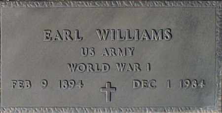WILLIAMS, EARL - Maricopa County, Arizona | EARL WILLIAMS - Arizona Gravestone Photos
