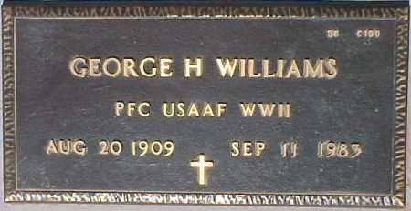 WILLIAMS, GEORGE H. - Maricopa County, Arizona | GEORGE H. WILLIAMS - Arizona Gravestone Photos