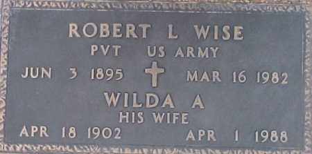 WISE, WILDA A - Maricopa County, Arizona | WILDA A WISE - Arizona Gravestone Photos