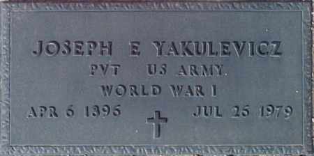 YAKULEVICZ, JOSEPH E. - Maricopa County, Arizona | JOSEPH E. YAKULEVICZ - Arizona Gravestone Photos