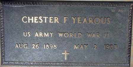 YEAROUS, CHESTER F. - Maricopa County, Arizona | CHESTER F. YEAROUS - Arizona Gravestone Photos
