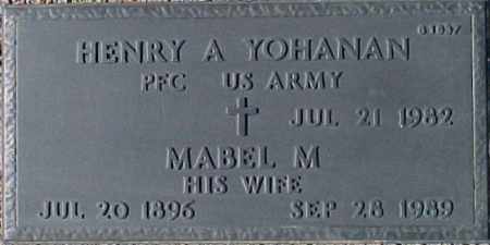 YOHANAN, MABEL M. - Maricopa County, Arizona | MABEL M. YOHANAN - Arizona Gravestone Photos