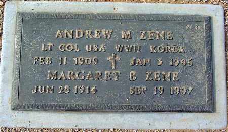 ZENE, MARGARET B. - Maricopa County, Arizona | MARGARET B. ZENE - Arizona Gravestone Photos