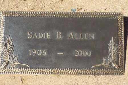 HILLEGEIST ALLEN, SADIE B. - Yavapai County, Arizona | SADIE B. HILLEGEIST ALLEN - Arizona Gravestone Photos