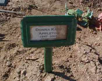 APPLETON, DONNA KAYE - Yavapai County, Arizona | DONNA KAYE APPLETON - Arizona Gravestone Photos