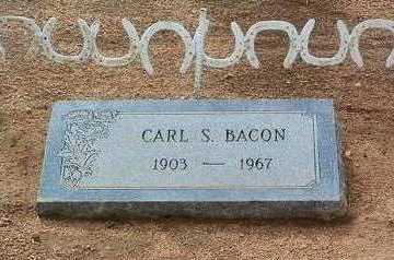 BACON, CARL S. - Yavapai County, Arizona | CARL S. BACON - Arizona Gravestone Photos