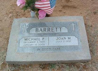 BARRETT, MICHAEL P. - Yavapai County, Arizona | MICHAEL P. BARRETT - Arizona Gravestone Photos