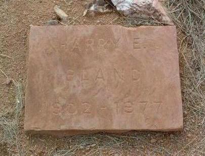 BLAND, HARRY E. - Yavapai County, Arizona | HARRY E. BLAND - Arizona Gravestone Photos
