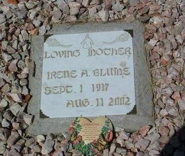 BLUME, IRENE A. - Yavapai County, Arizona | IRENE A. BLUME - Arizona Gravestone Photos