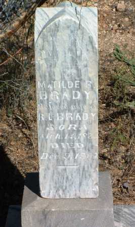 BRADY, MATILDE B. - Yavapai County, Arizona | MATILDE B. BRADY - Arizona Gravestone Photos