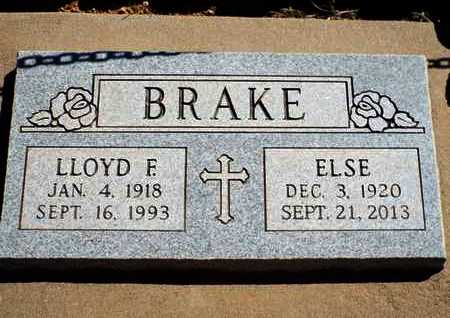 BRAKE, LLOYD F. - Yavapai County, Arizona | LLOYD F. BRAKE - Arizona Gravestone Photos