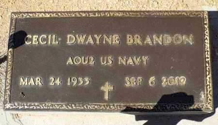 BRANDON, CECIL DWAYNE - Yavapai County, Arizona | CECIL DWAYNE BRANDON - Arizona Gravestone Photos