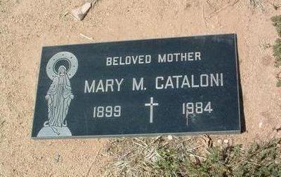 CAPPIELO CATALONI, MARY M. - Yavapai County, Arizona | MARY M. CAPPIELO CATALONI - Arizona Gravestone Photos