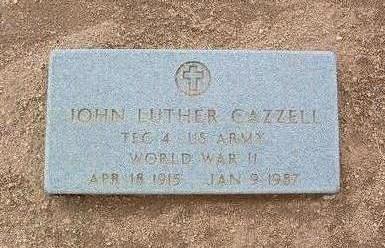CAZZELL, JOHN LUTHER - Yavapai County, Arizona | JOHN LUTHER CAZZELL - Arizona Gravestone Photos