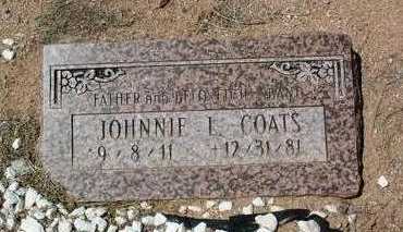 COATS, JOHNNIE L. - Yavapai County, Arizona | JOHNNIE L. COATS - Arizona Gravestone Photos