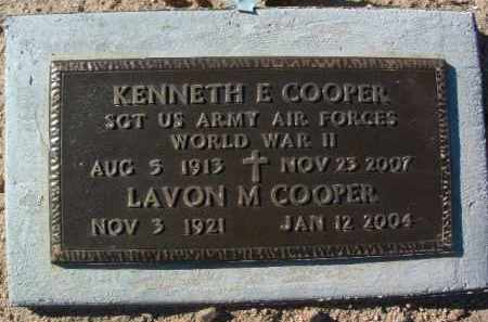 COOPER, LAVON M. - Yavapai County, Arizona | LAVON M. COOPER - Arizona Gravestone Photos