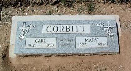 CORBITT, CARL FRANCIS - Yavapai County, Arizona | CARL FRANCIS CORBITT - Arizona Gravestone Photos