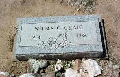 HUFFMAN CRAIG, WILMA - Yavapai County, Arizona | WILMA HUFFMAN CRAIG - Arizona Gravestone Photos