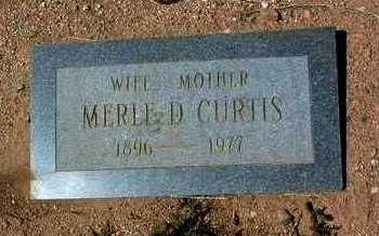 CURTIS, MERLE DORA - Yavapai County, Arizona | MERLE DORA CURTIS - Arizona Gravestone Photos