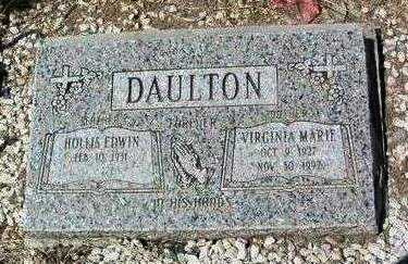 DAULTON, HOLLIS EDWIN - Yavapai County, Arizona | HOLLIS EDWIN DAULTON - Arizona Gravestone Photos