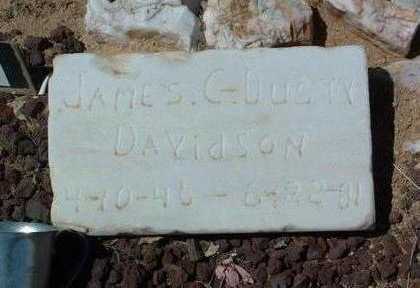 DAVIDSON, JAMES COLE - Yavapai County, Arizona | JAMES COLE DAVIDSON - Arizona Gravestone Photos