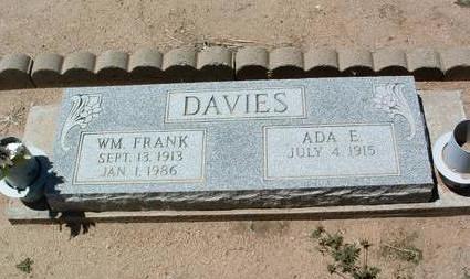 DAVIES, WILLIAM FRANK - Yavapai County, Arizona | WILLIAM FRANK DAVIES - Arizona Gravestone Photos