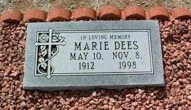 PRETZER DEES, MARIE - Yavapai County, Arizona | MARIE PRETZER DEES - Arizona Gravestone Photos