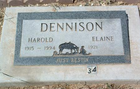 DENNISON, ELAINE - Yavapai County, Arizona | ELAINE DENNISON - Arizona Gravestone Photos