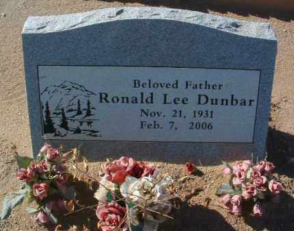 DUNBAR, RONALD LEE - Yavapai County, Arizona | RONALD LEE DUNBAR - Arizona Gravestone Photos